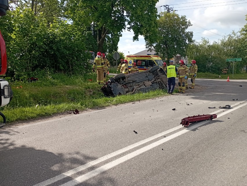 Wypadek w Dębowej Górze pod Skierniewicami