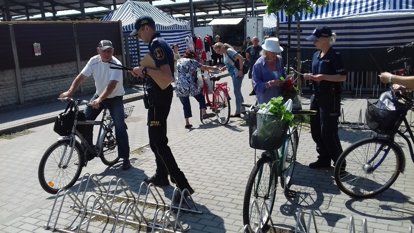 "Bezpiecznie na rowerze" . Akcja policji i straży miejskiej