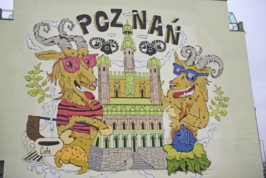 Przy Głogowskiej na ścianie budynku pojawił się mural z...