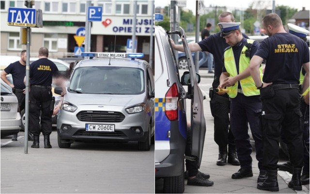Pijany kierowca zatrzymany przez strażników miejskich we Włocławku