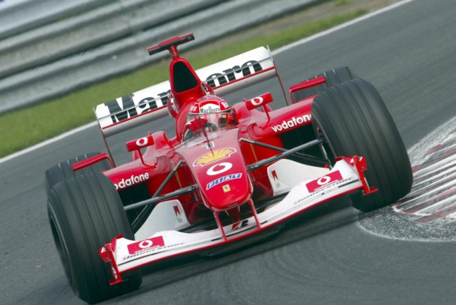 Michael Schumacher tym razem na torze formuły 1. | Fot. AKPA.