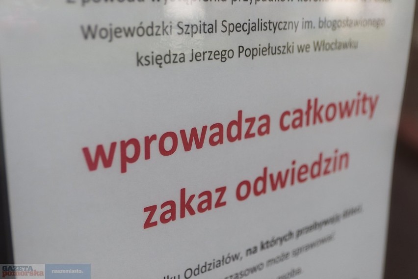 Ostrzeżenia przed koronawirusem we Włocławku. Zamknięte...