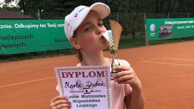 11-letnia tenisistka z Bełchatowa dopisała do swojego dorobku kolejne cenne osiągnięcie