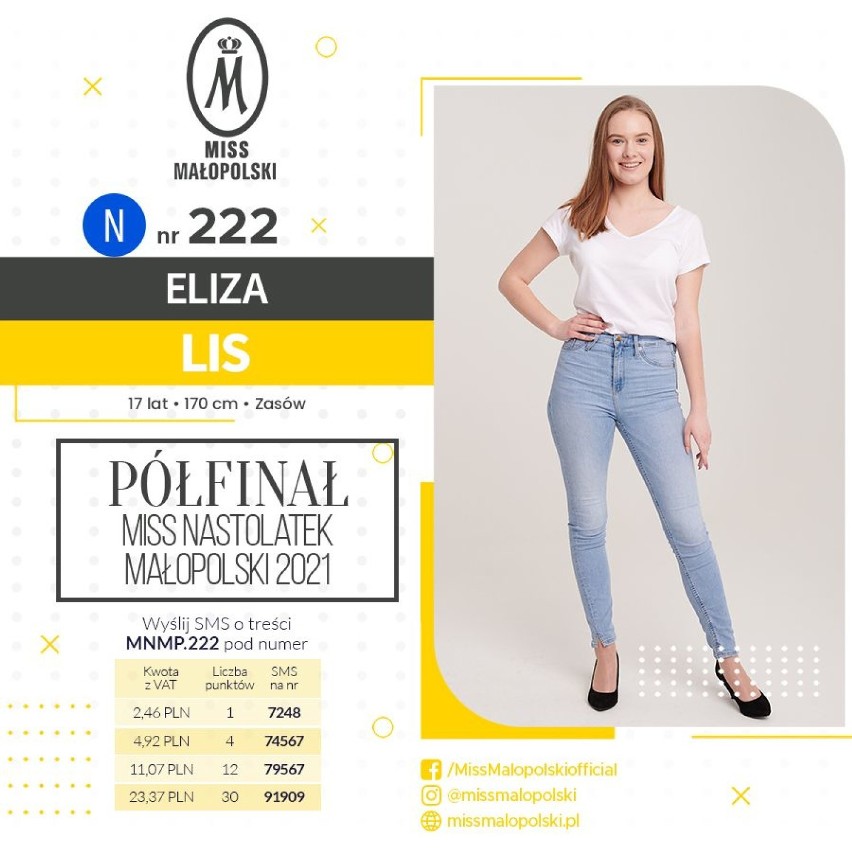 Miss Małopolski 2021 - kategoria: nastolatki