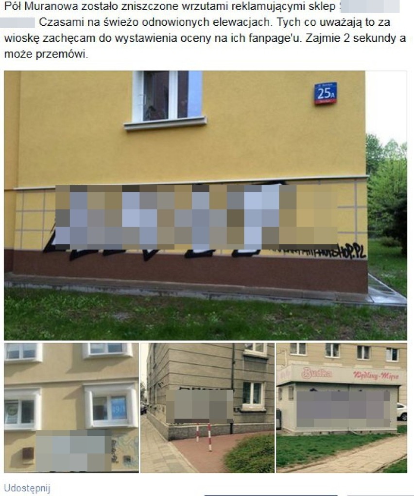 Graffiti na Muranowie. Internauci wypowiedzieli wojnę...