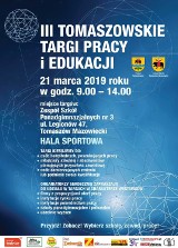 III Targi Pracy i Edukacji w Tomaszowie Mazowieckim już 21 marca. Będą propozycje dla bezrobotnych i uczniów