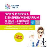 Dzień Dziecka w Galerii Tęcza rozpoczyna się już dziś. "Eksperymentarium" dla małych naukowców