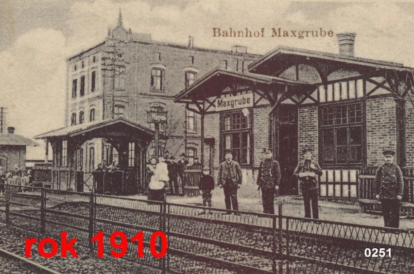 Stare zdjęcia Siemianowic - stacja kolejowa „Maxgrube”. Dziś...