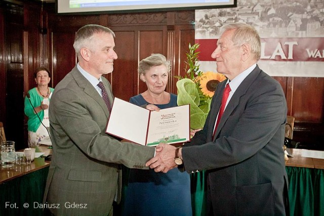 Kazimierz Niemierka otrzymał tytuł Honorowego Obywatela Wałbrzycha