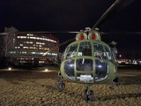 Wojskowy śmigłowiec lądował przy szpitalu w Kaliszu. Przyleciał po serce do przeszczepu. ZDJĘCIA