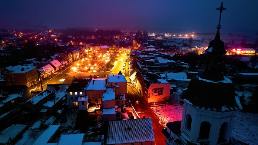 Panorama Ryczywołu z lotu ptaka w obiektywie Adriana Krupczyńskiego [ZDJĘCIA]