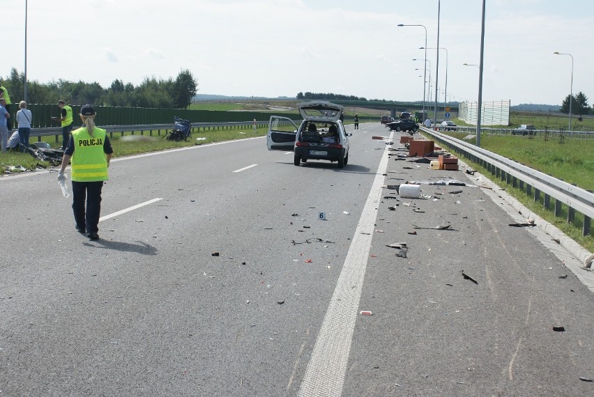 Tragiczny wypadek na drodze krajowej 7 [Zdjęcia]