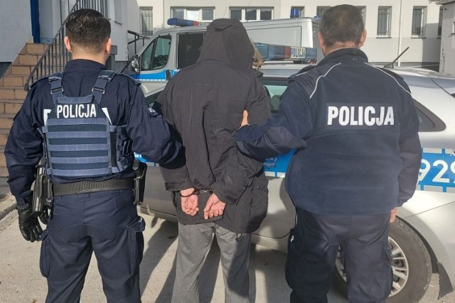 45-latek został zatrzymany przez bełchatowskich policjantów