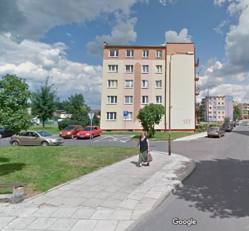 Bełchatów na mapach Google Strett View w 2012 i 2013 roku