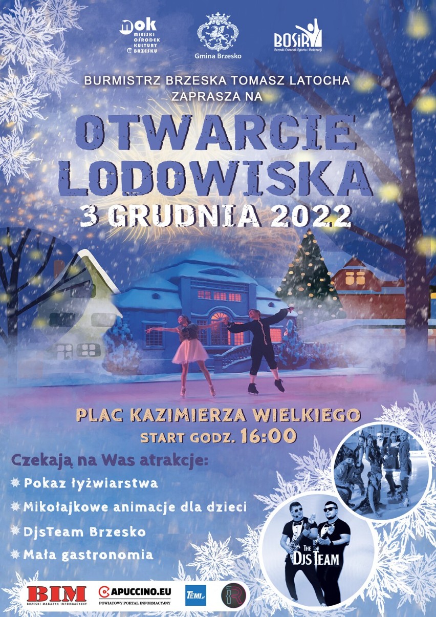 Lodowisko w Brzesku w sezonie 2022/2023 zostanie otwarte w...