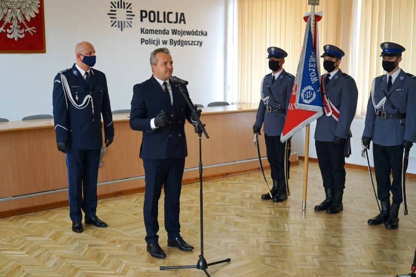 Tomasz Pacholski z KPP w Radziejowie wyróżniony medalem...