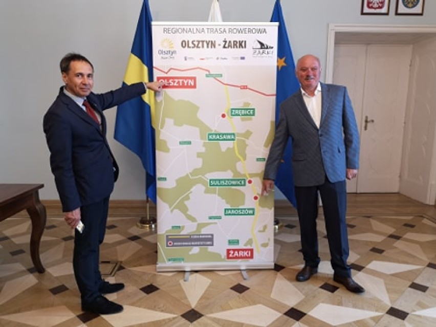 Przybędzie ścieżek rowerowych w gminach Żarki i Olsztyn ZDJĘCIA