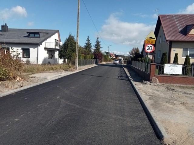 Trwa modernizacja dróg w gminie Kościerzyna