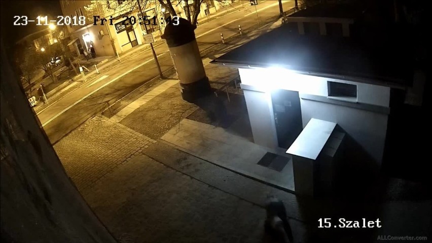 17-latek okradł... szalet miejski w Brzegu. Wpadł, bo został nagrany kamerą monitoringu 