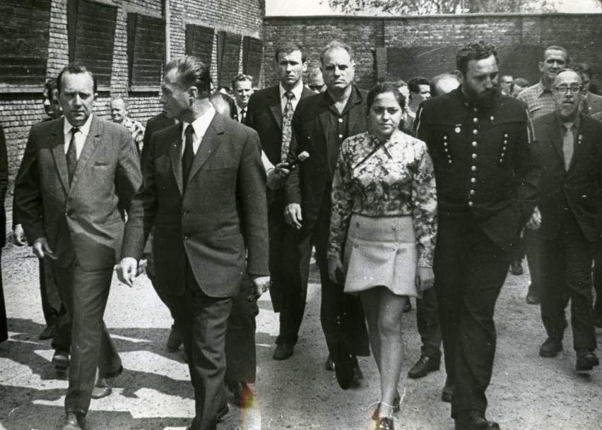 8 czerwca 1972 r. Fidel Castro w Oświęcimiu