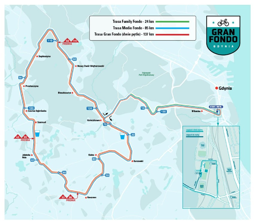 Gran Fondo Gdynia. Utrudnienia w ruchu w gminach Szemud i Wejherowo