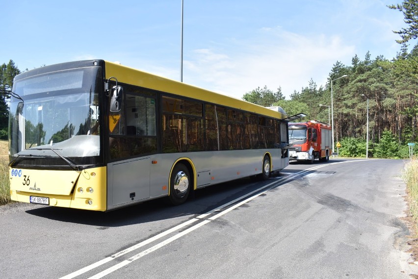 Pożar nowego autobusu. Pierwszy raz wyjechał na linię [ZDJĘCIA]