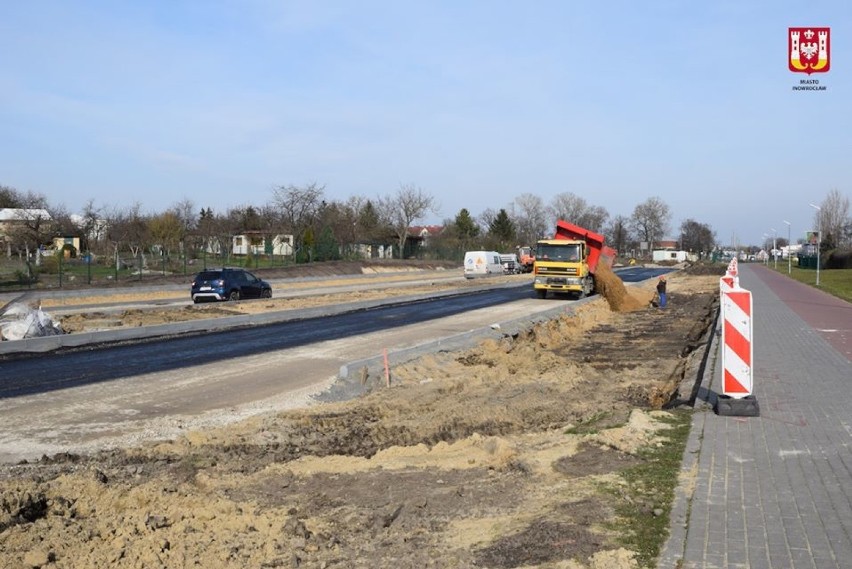  Budowa ostatniego odcinka ulicy Glempa w Inowrocławiu [przepiękne zdjęcia]