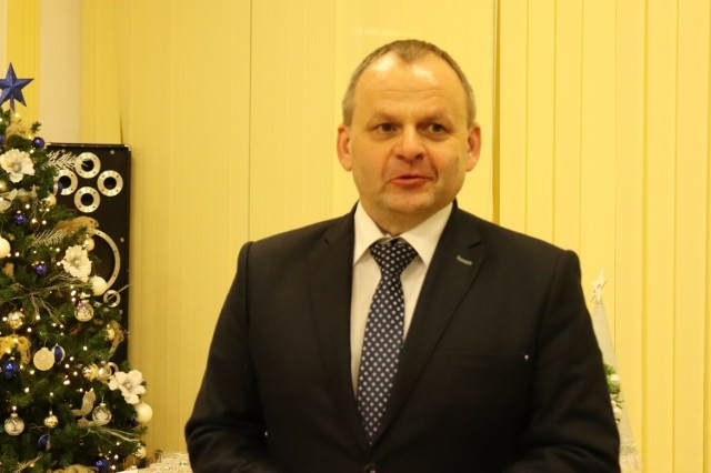 Na zdjęciu Sławomir Biniewicz, przewodniczący Rady Powiatu Łęczyckiego