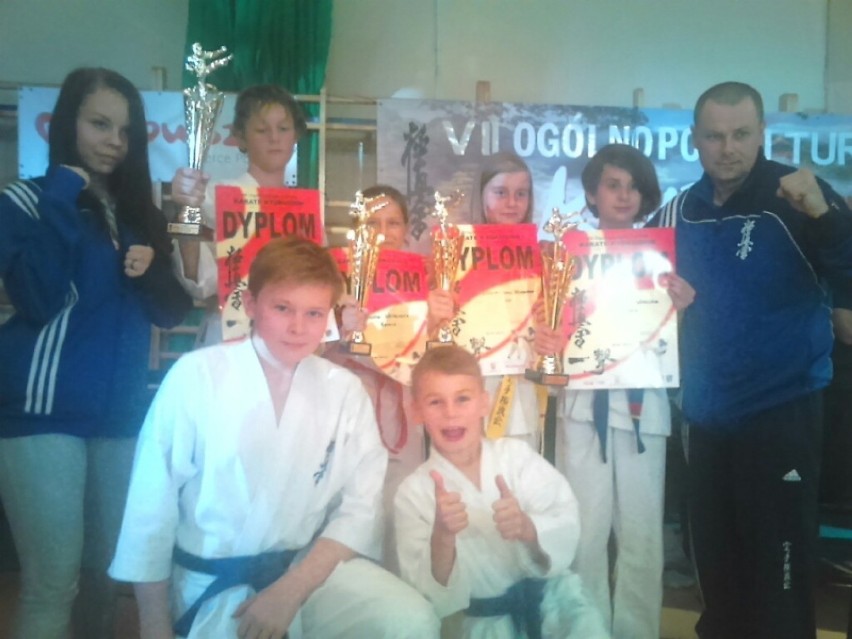 zawodnicy Olsztyńskiego Klubu Karate Kyokushin