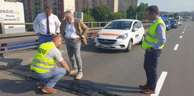 Uszkodzone dylatacje na estakadzie Kwiatkowskiego w Gdyni. Naprawa może potrwać 5 tygodni