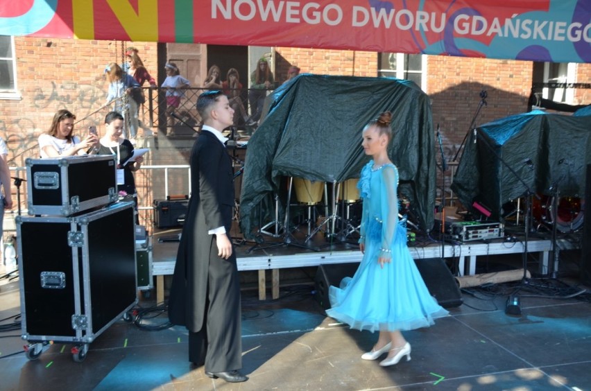 Tancerze zachwycili swoim występem nowodworską publiczność. Olga i Jakub podczas Dni Nowego Dworu Gdańskiego