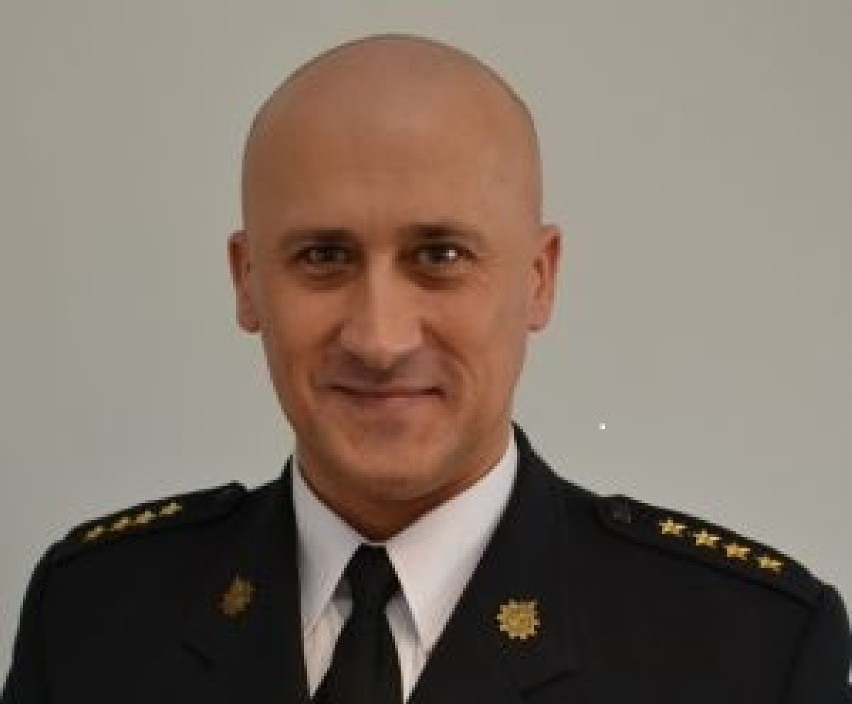 st. kpt. mgr Mariusz Morawski - komendant powiatowy