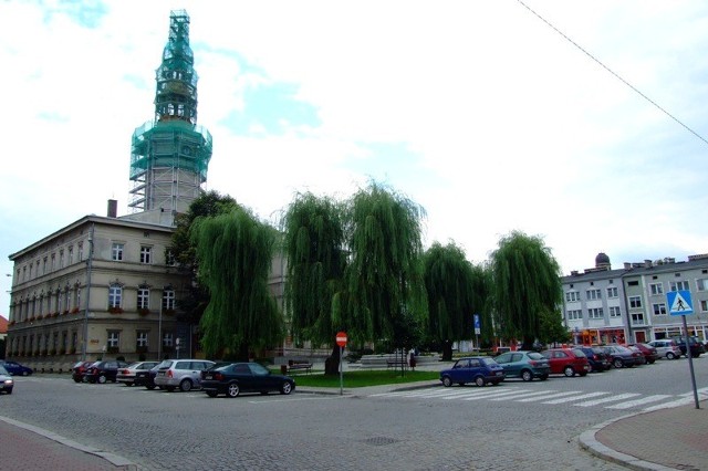 Rynek w Strzelcach Opolskich