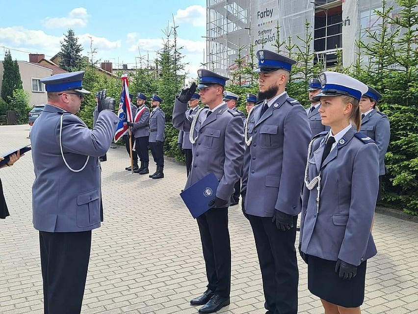 Awanse, podziękowania i powitania nowych funkcjonariuszy - policjanci obchodzili swoje święto