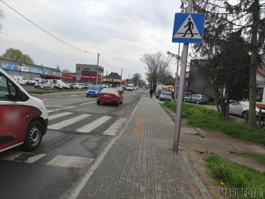Wypadek na ul. Kowalczyków w Opolu. Jedna osoba została poszkodowana 