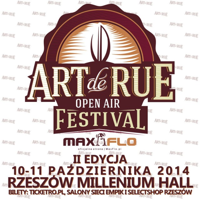 2. edycja ArtDeRue OpenAir Festivalu już w najbliższy weekend, 10 i 11 października, w Rzeszowie. Wśród gwiazd pojawiają się m.in.: Dope D.O.D, GrubSon, Pokahontaz, Eldo i Ten Typ Mes