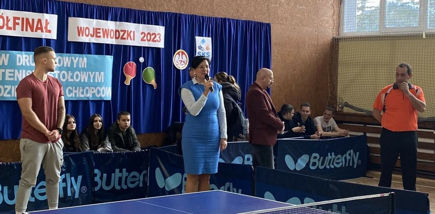 W Zespole Szkół rozegrano Półfinał Wojewódzki w drużynowym tenisie stołowym Licealiada 2023/2024