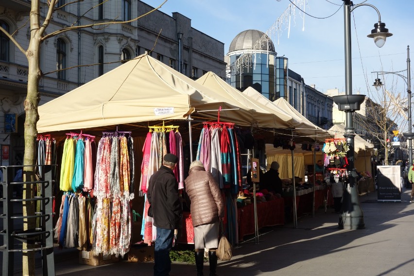 Jarmark Świąteczny na Piotrkowskiej w Łodzi