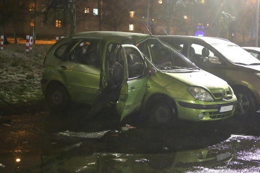 Wybuch w samochodzie przy szpitalu w Legnicy