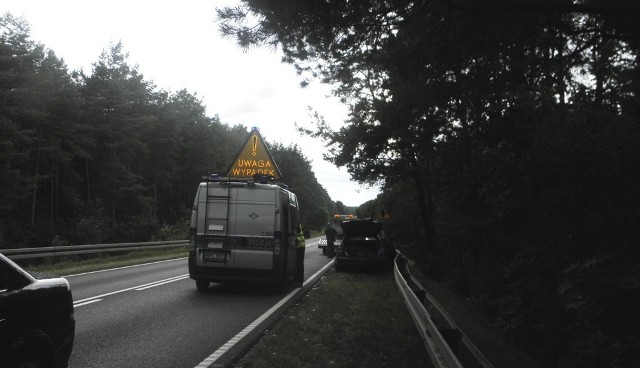 Wypadek w Przyłubiu - DK 10 zablokowana