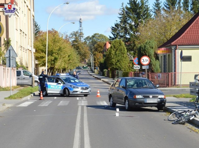 Zamość. Potrącenie rowerzysty. 78-latek trafił do szpitala