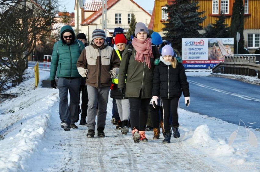 Marsz Pamięci ze Sławy do Przybyszowa, gdzie w czasie wojny była filia obozu koncentracyjnego Gross-Rozen