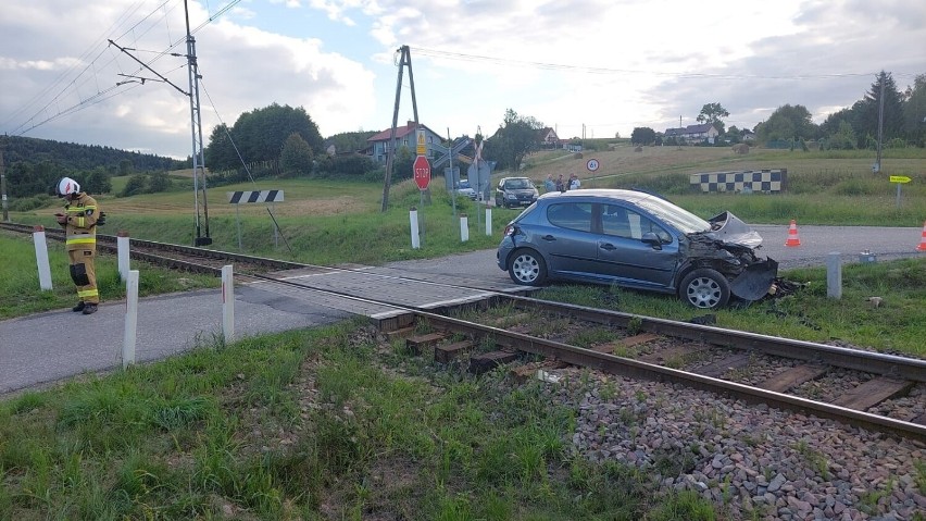 Do wypadku z udziałem samochodu osobowego i pociągu doszło...