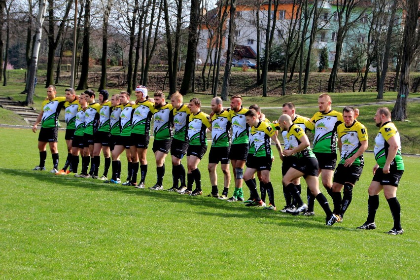 Zielonogórscy rugbyści pierwsi zdobyli punkty, a goście z Białegostoku ostatnie. Zwycięskie[ZDJĘCIA]