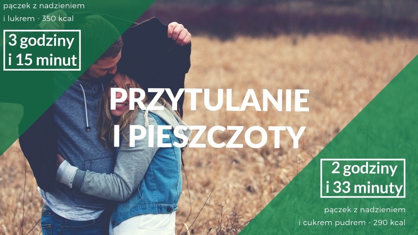 Przytulanie i pieszczoty pozwolą ci spalić pączka z...