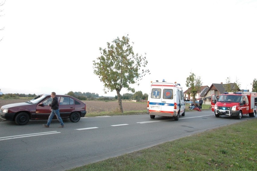 Potrącenie rowerzysty w Zbąszyniu