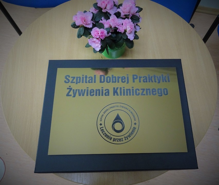 Szpital Wojewódzki w Opolu otrzymał certyfikat Dobrej Praktyki Żywienia Klinicznego