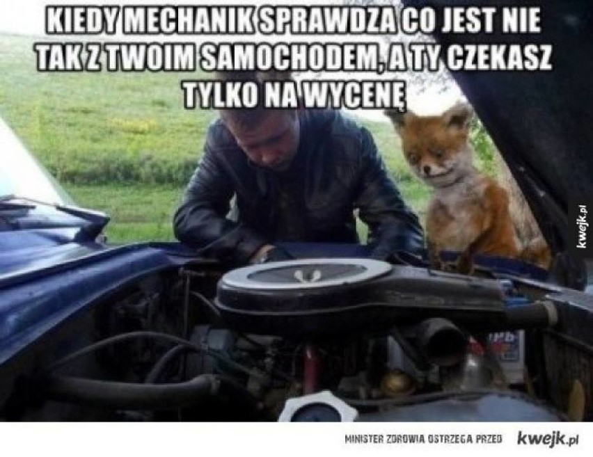 Najlepsze memy o mechanikach