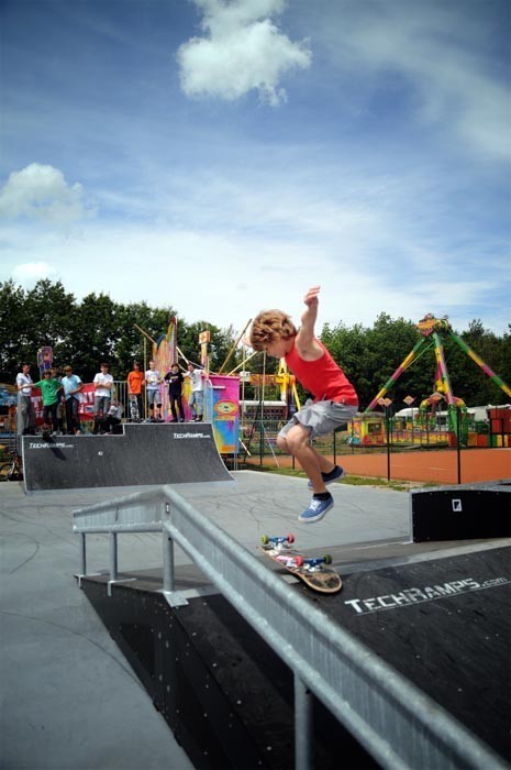 Dni Śremu: otwarcie skateparku w Śremie zawody bmx, deskorolka, rolki