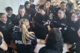 Zajęcia z kryminalistyki w I Liceum Ogólnokształcącym w Pilźnie